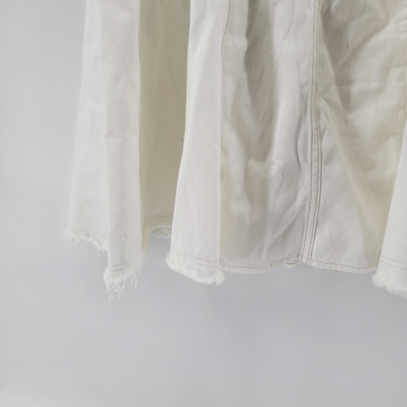 G-Star raw Bristum Slim Flare Fringe Short Dress XS white - Picture 7 of 9